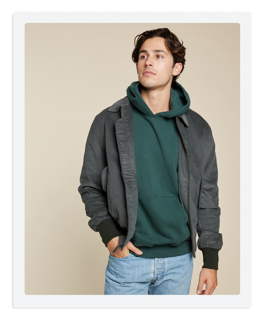 Cord Varsity Zip